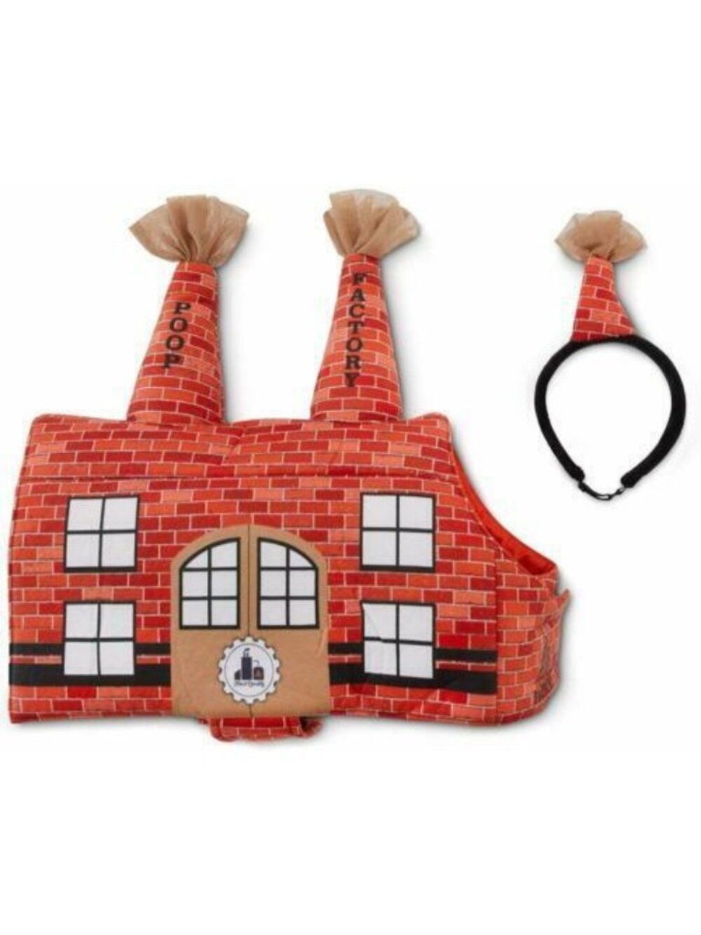 Bootique Dog Costume Poop Factory Headpiece Pet Outfit Small S Halloween NWT